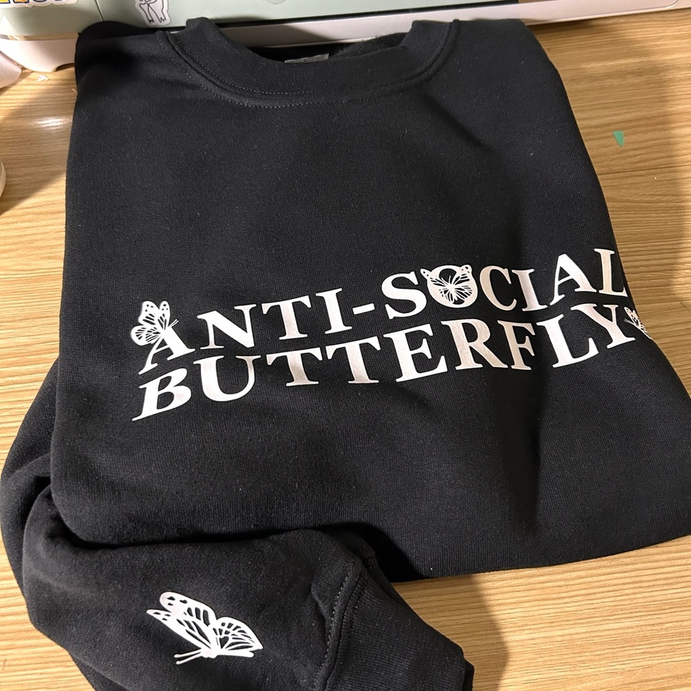 Antisocial sweatshirt introvert crewneck
